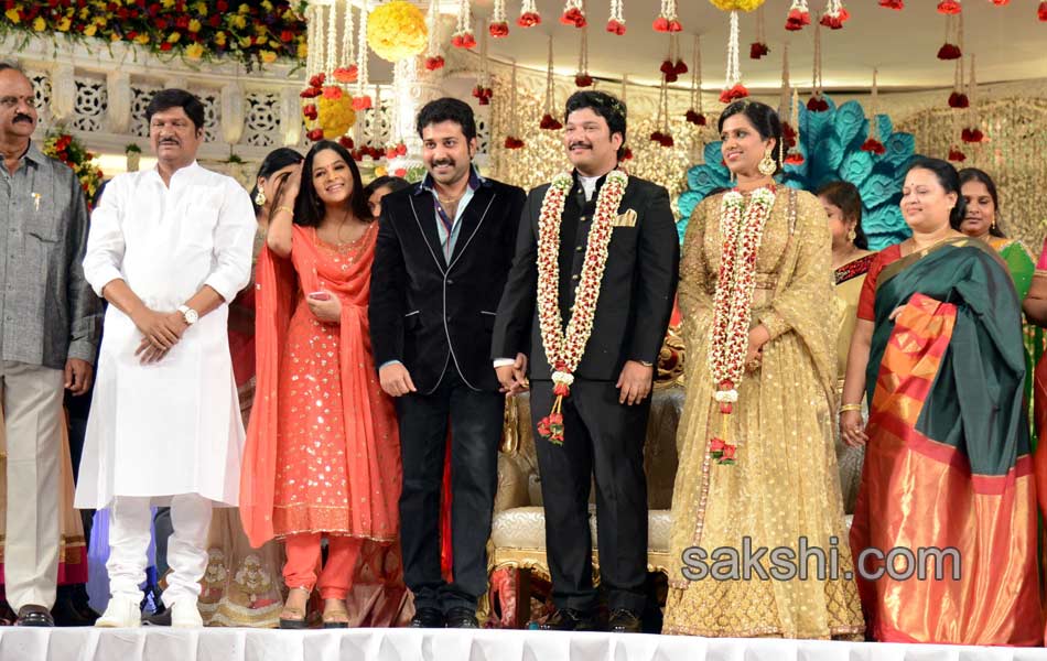 Rajendra Prasad Son Wedding Reception4