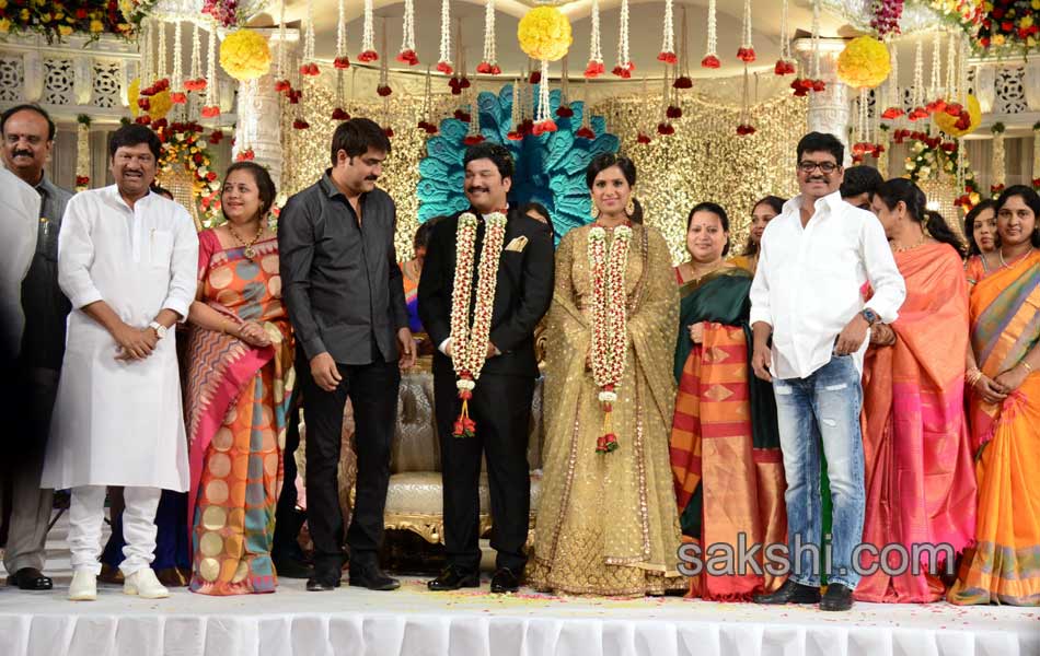 Rajendra Prasad Son Wedding Reception8