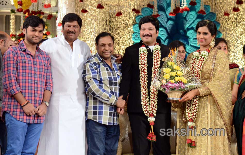 Rajendra Prasad Son Wedding Reception9
