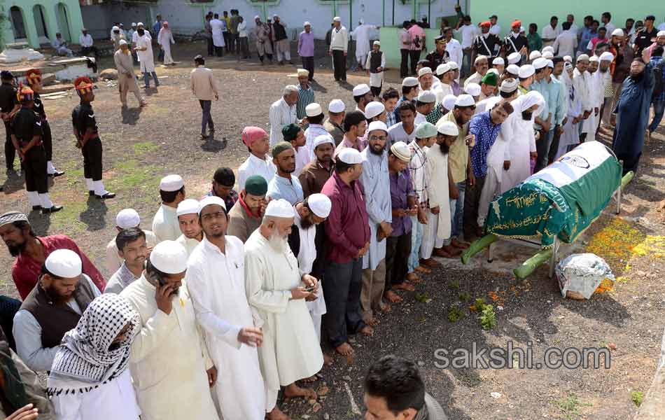 Major Tahir Hussain Khan body arrives in Hyderabad7