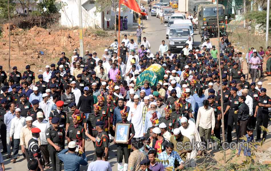 Major Tahir Hussain Khan body arrives in Hyderabad8