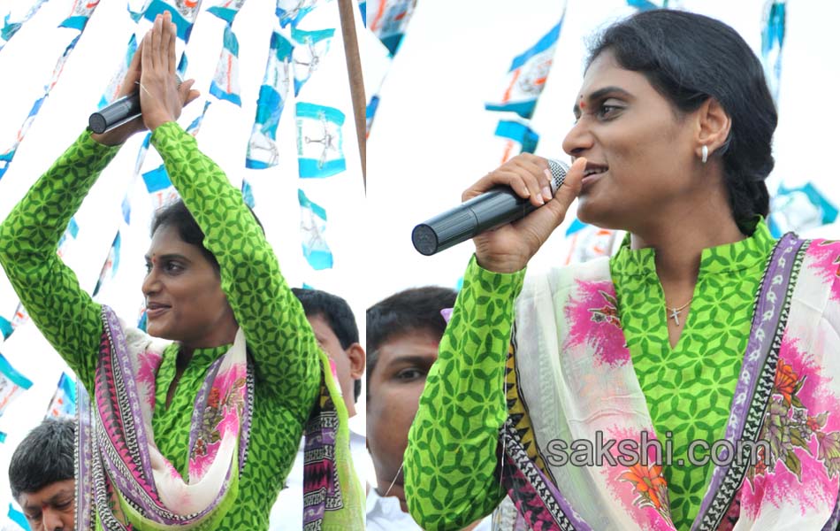 Y S Sharmila Paramarsha Yatra Day 418