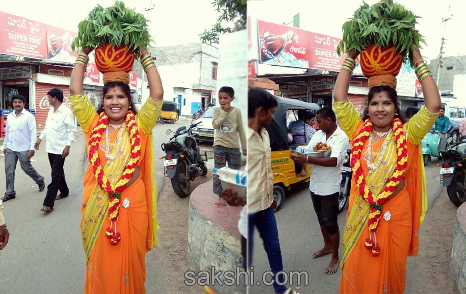 Golconda bonala festival started1