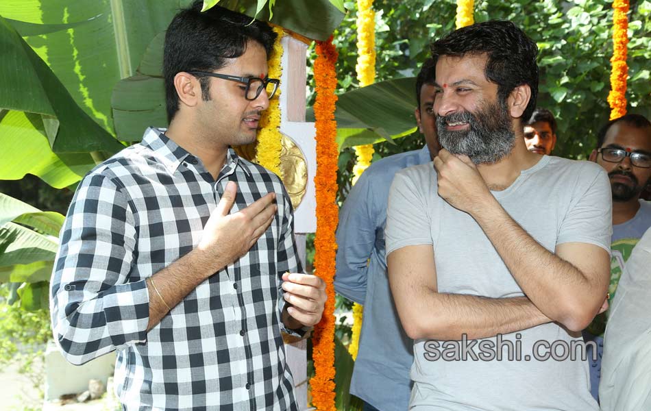 nitin and trivikram movie opening3