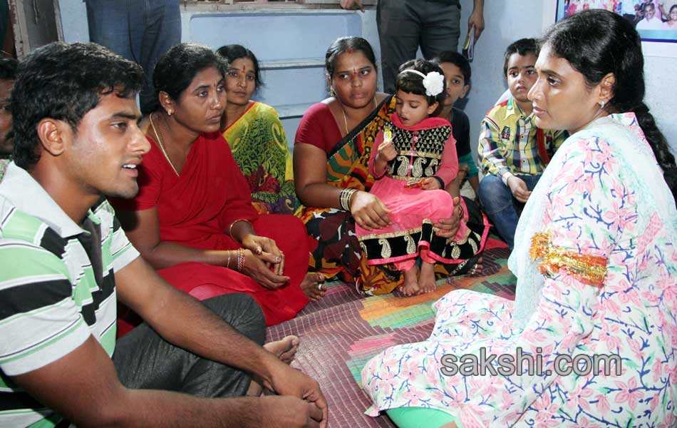 YS Sharmila Paramarsha Yatra in KareemNagar District Day 24