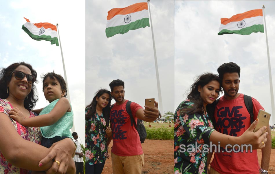 72 feet national flag hoisted by KCR - Sakshi23