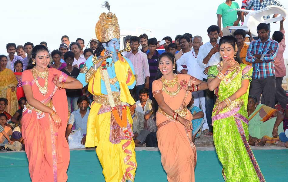 Holly skits perfomances at puskara nagar stages - Sakshi5