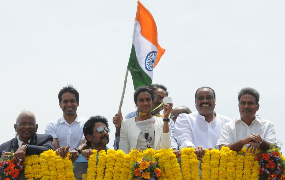 grand welcome for sindhu9