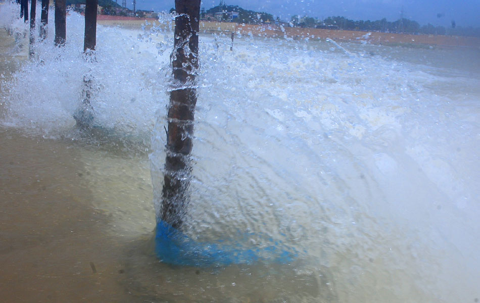 high water levels at prakasam  barrage - Sakshi5