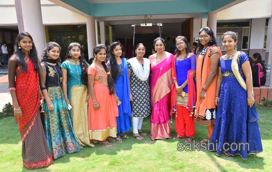 Students ugadi celebrations in MLR Institute of Technology12