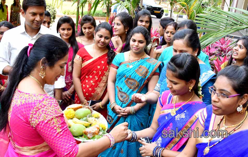 Students ugadi celebrations in MLR Institute of Technology21