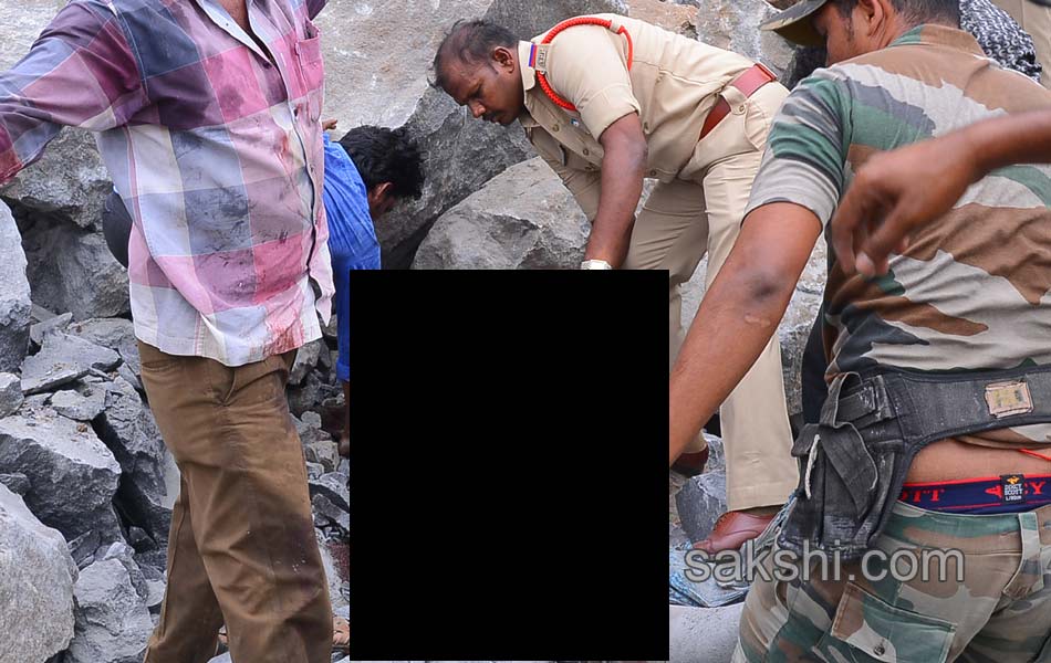 blasting in quarry - Sakshi19