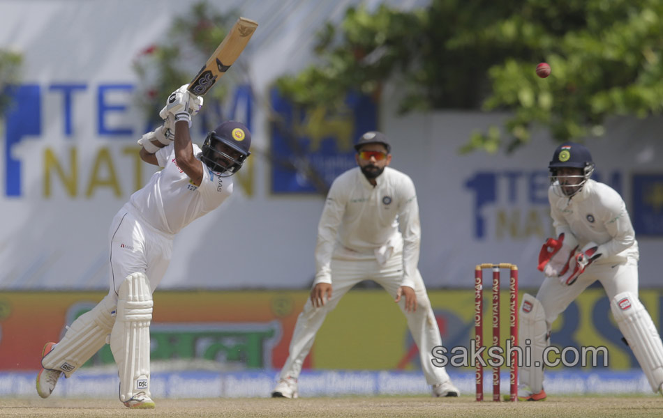 india won by first test in Sri Lanka16