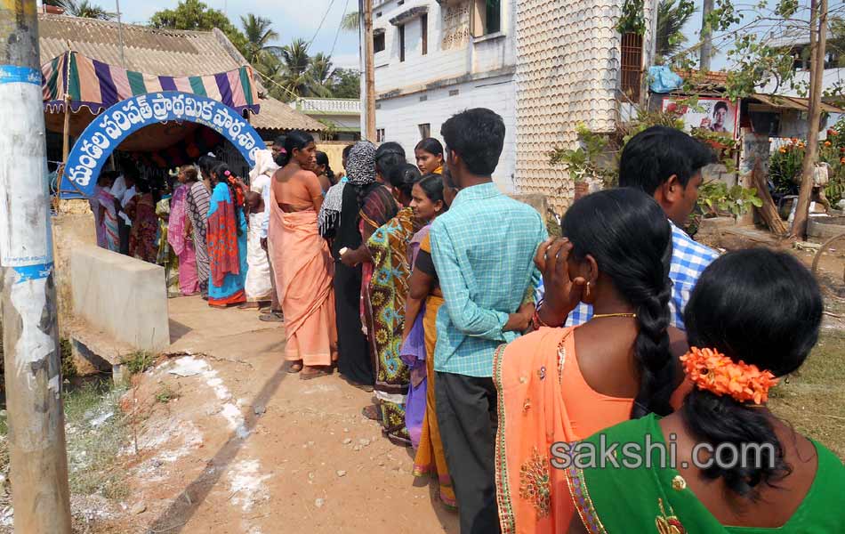 ZPTC MPTC polling at different districts in state - Sakshi2