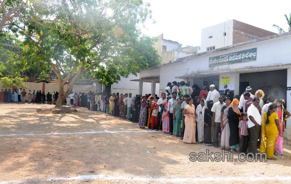 ZPTC MPTC polling at different districts in state - Sakshi36