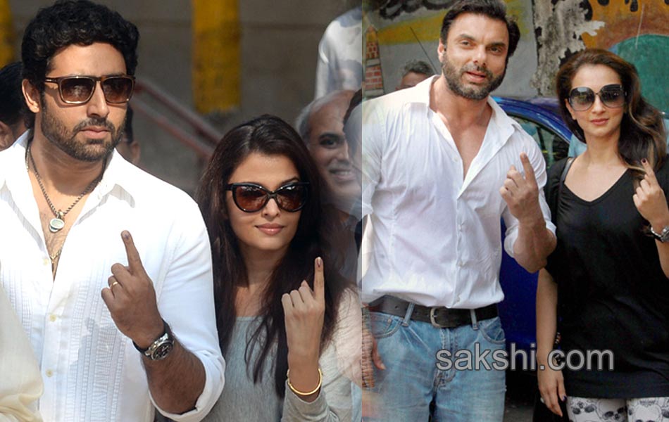 Celebrities turn up big time to vote - Sakshi9