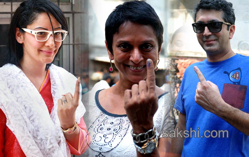 Celebrities turn up big time to vote - Sakshi17