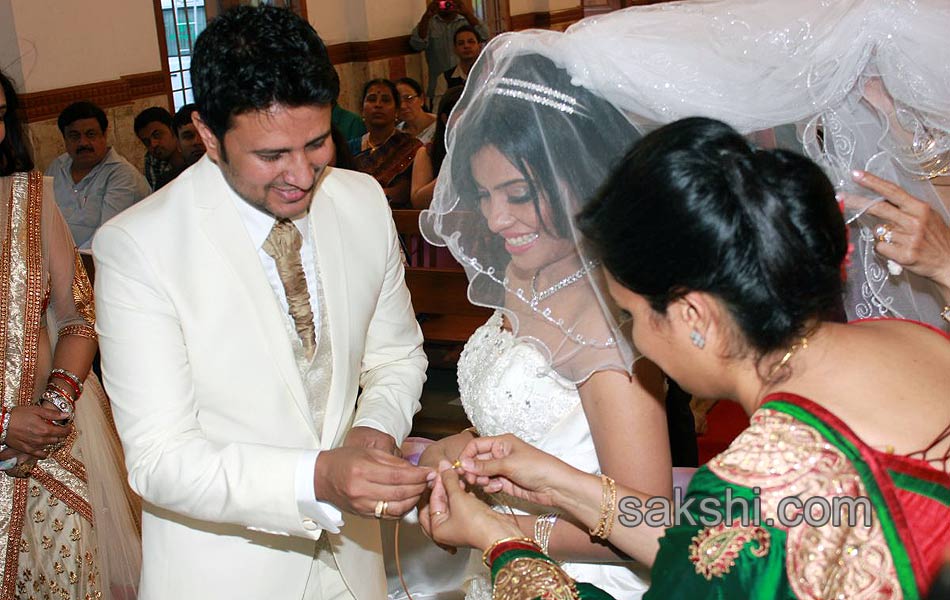 Actor Raja and Amritha wedding - Sakshi4