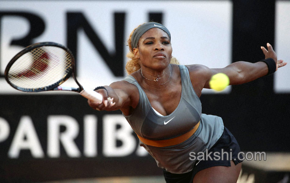 Serena wins italy tennis open4