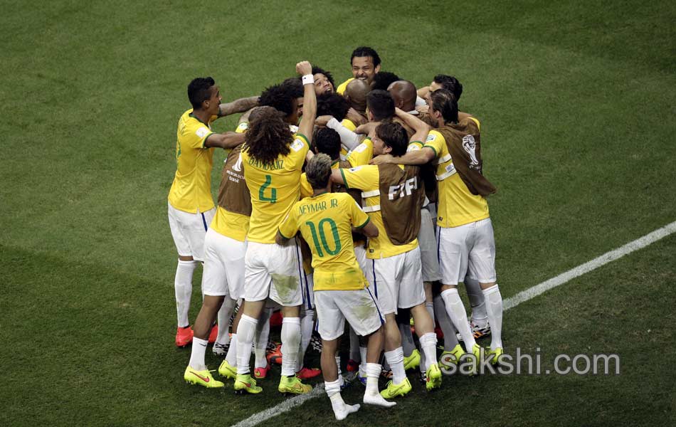 brazil victory over cameroon - Sakshi2
