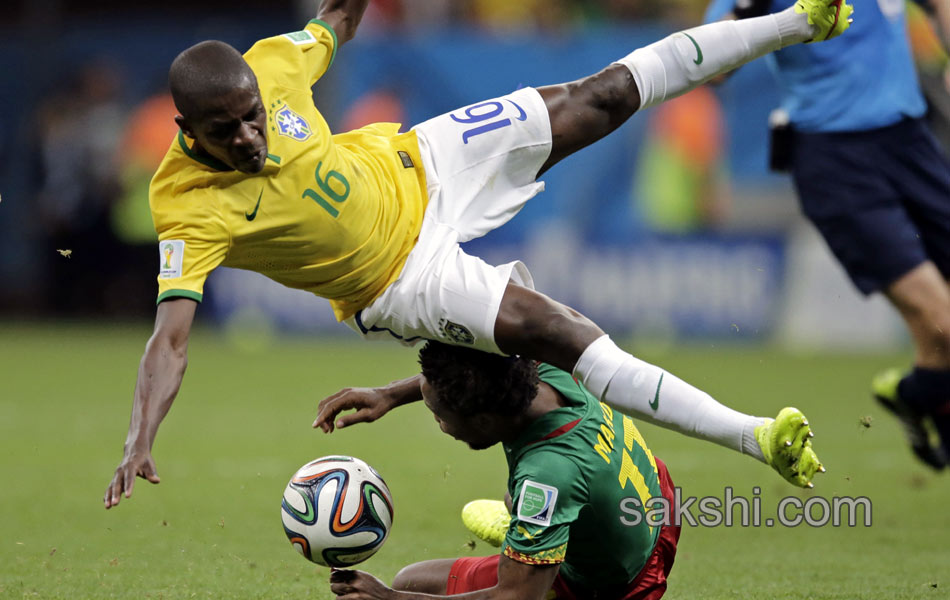 brazil victory over cameroon - Sakshi5
