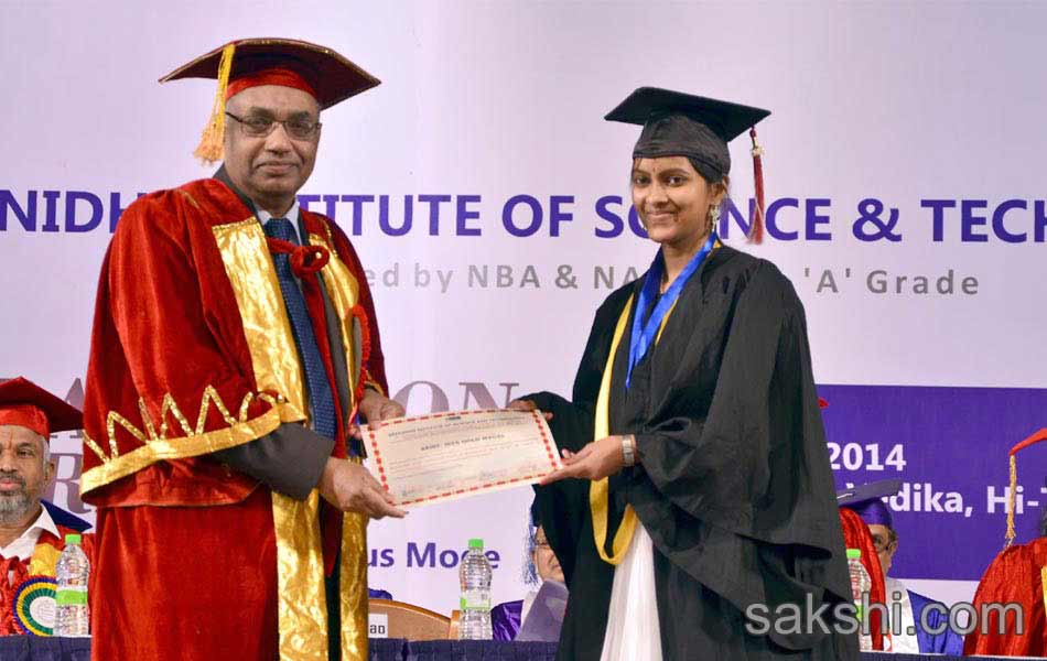 Srinidhi Institute of Science and Technology convocations in madhapur1