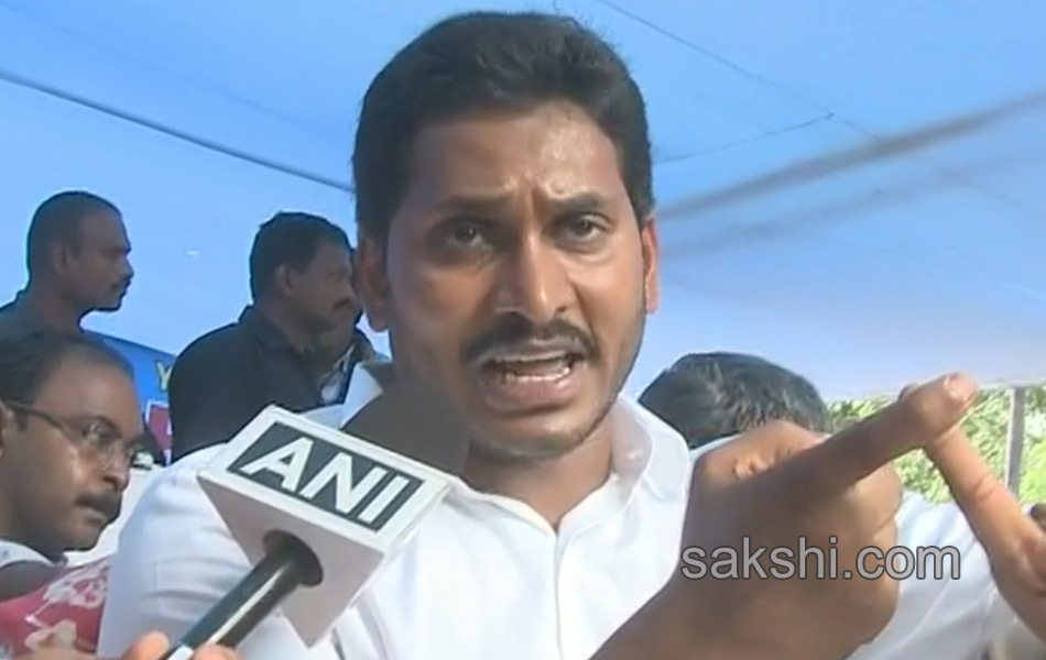 YS Jagan mohan Reddy Dharna started for ap special status - Sakshi5