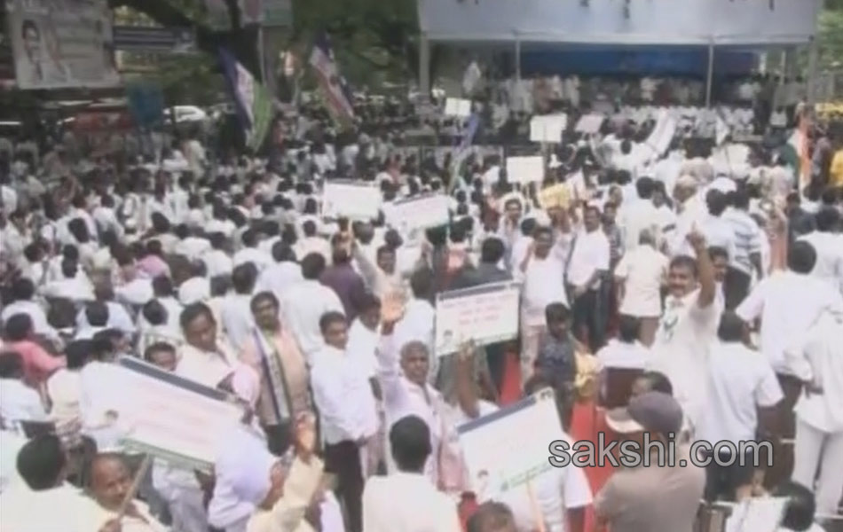 YS Jagan mohan Reddy Dharna started for ap special status - Sakshi8