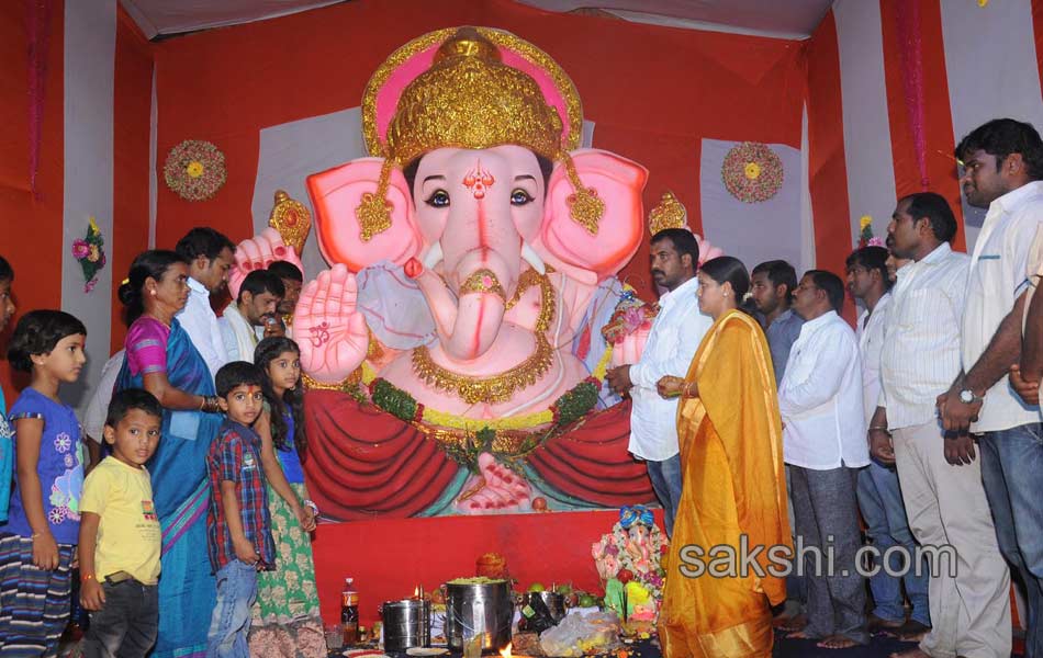 Ganesh Chaturthi celebrations in ranga reddy district2