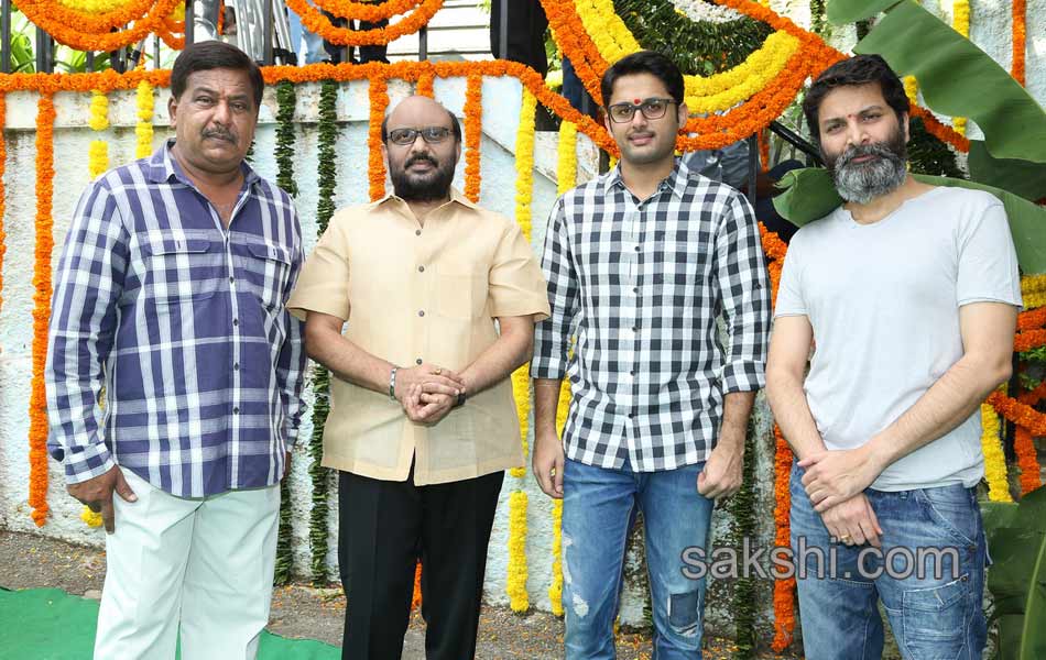nitin and trivikram movie opening5