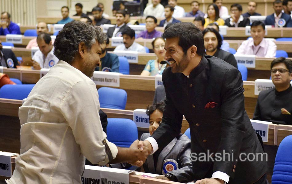 S S Rajamouli receives national Best film award to Baahubali - Sakshi13