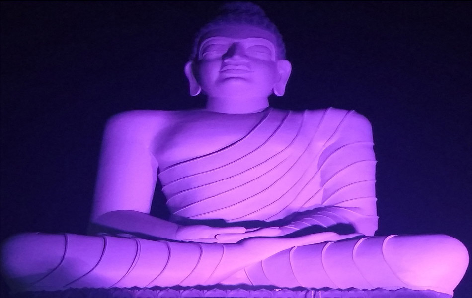 Dhyana buddha shining in seven colours4