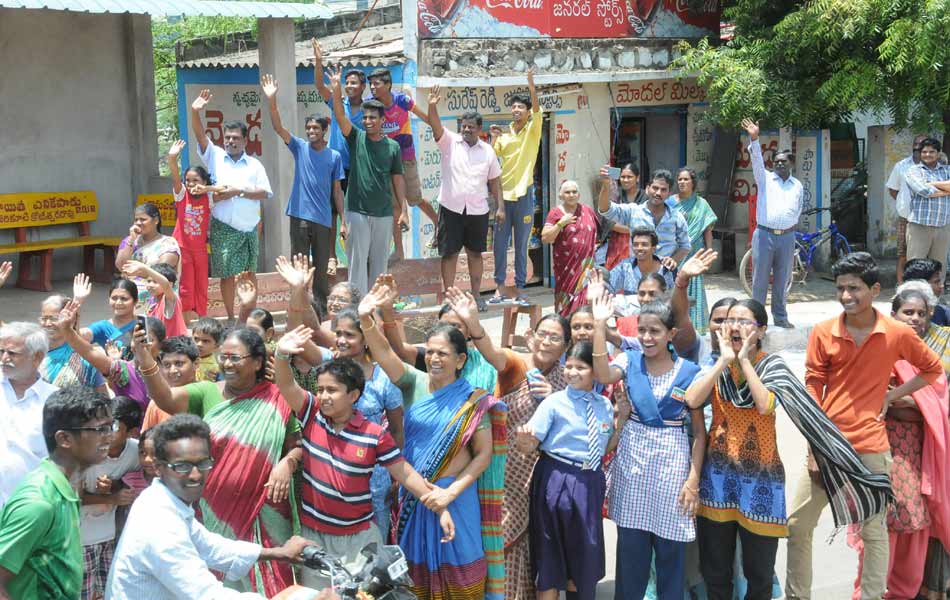 grand welcome for sindhu1