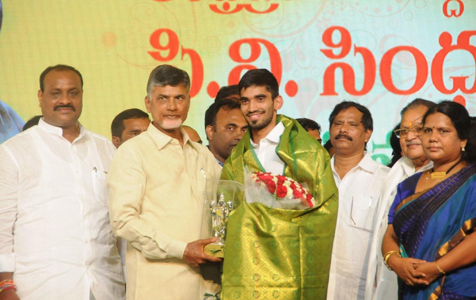 grand welcome for sindhu4