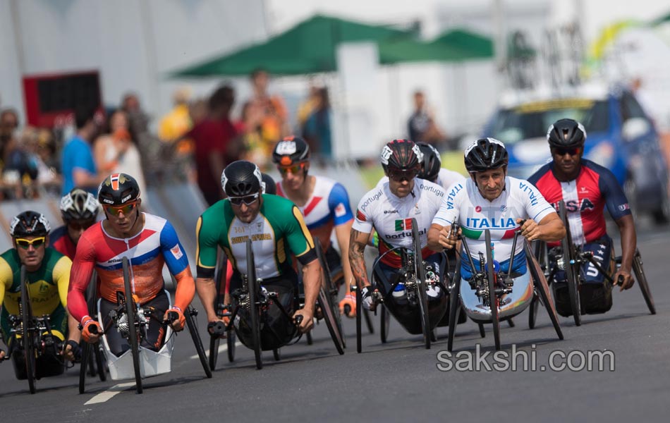 Rio Paralympics Cycling hand cycling event7