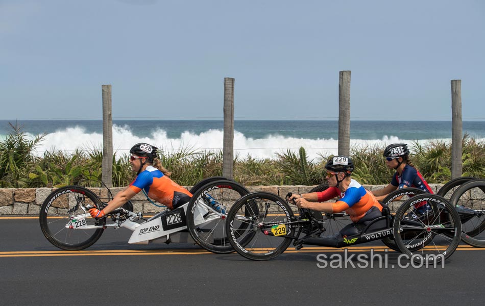 Rio Paralympics Cycling hand cycling event13