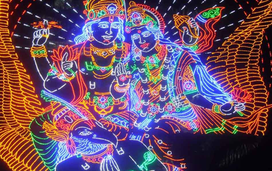 electrical lighting decoration in tirupathi - Sakshi3