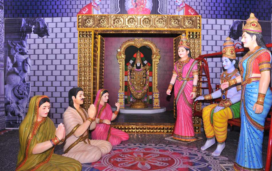 beautiful art exhibition in tirumala4