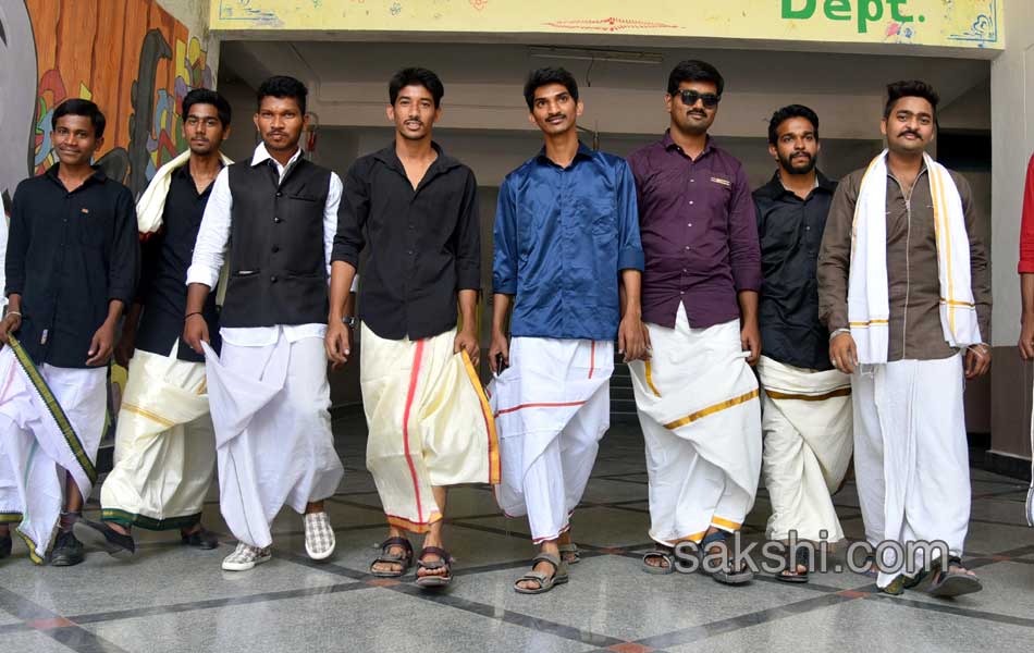 Students ugadi celebrations in MLR Institute of Technology10