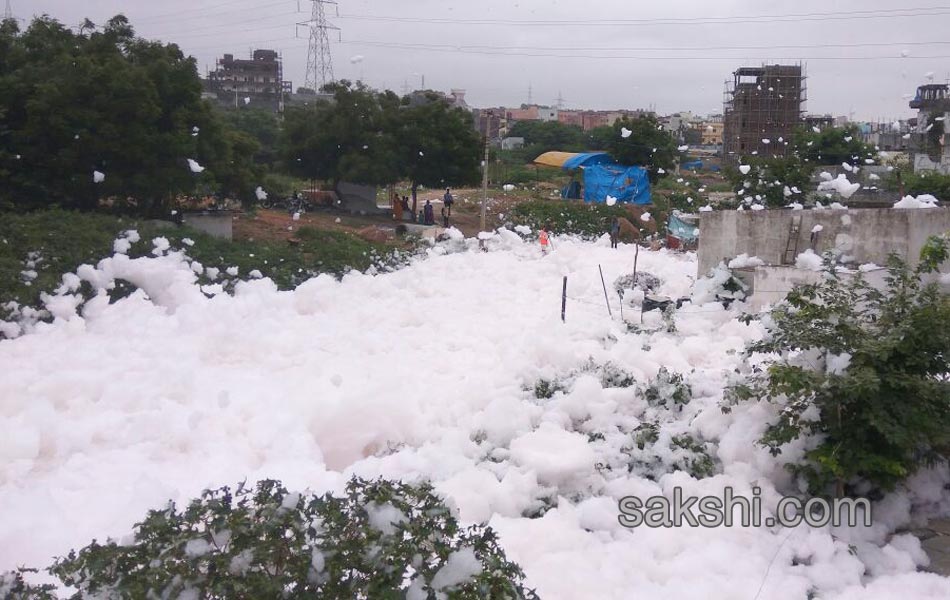 people faced problems with flood water in kukatpally3