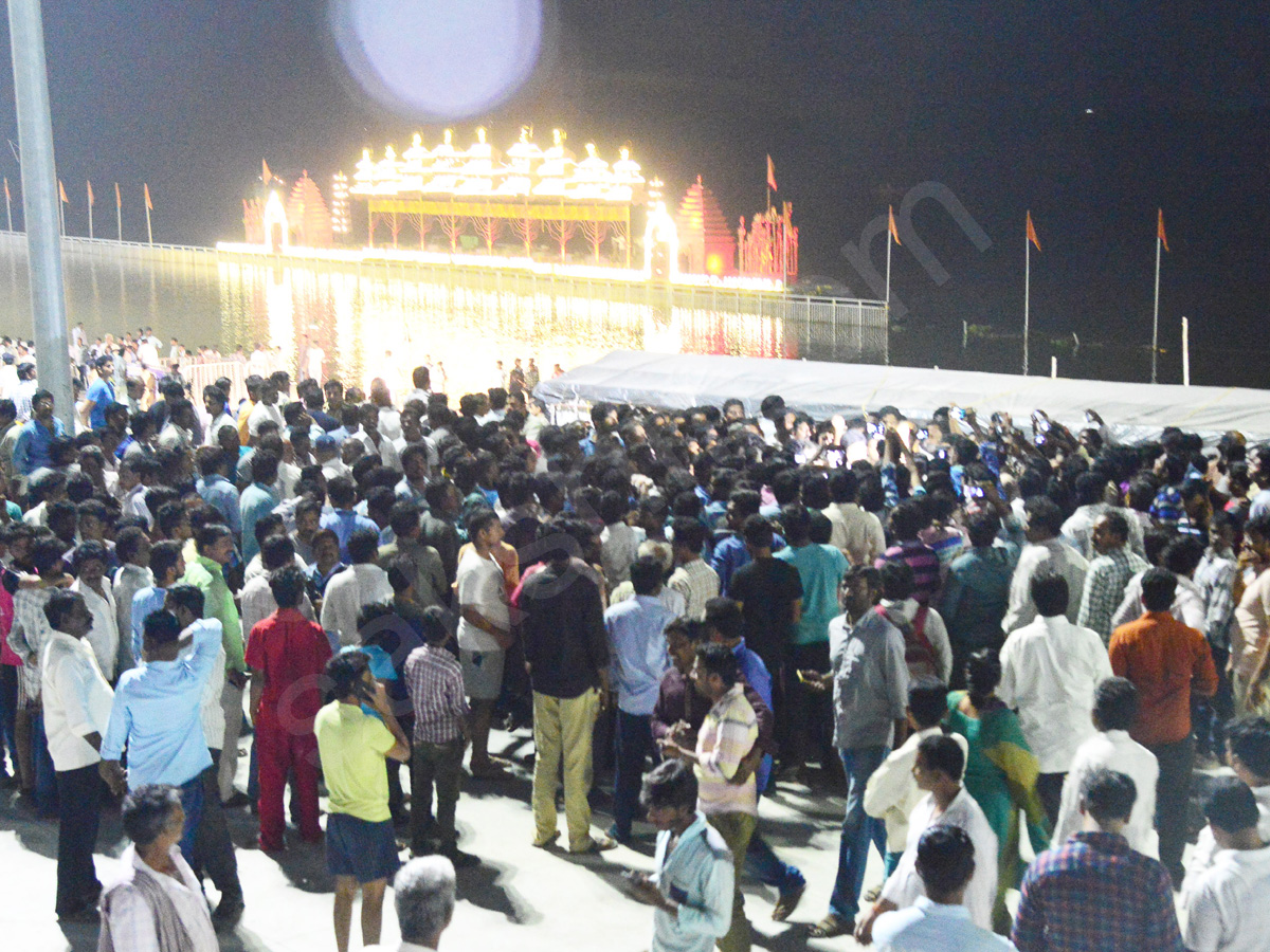 Tourist Boat Capsizes in Krishna River - Sakshi2