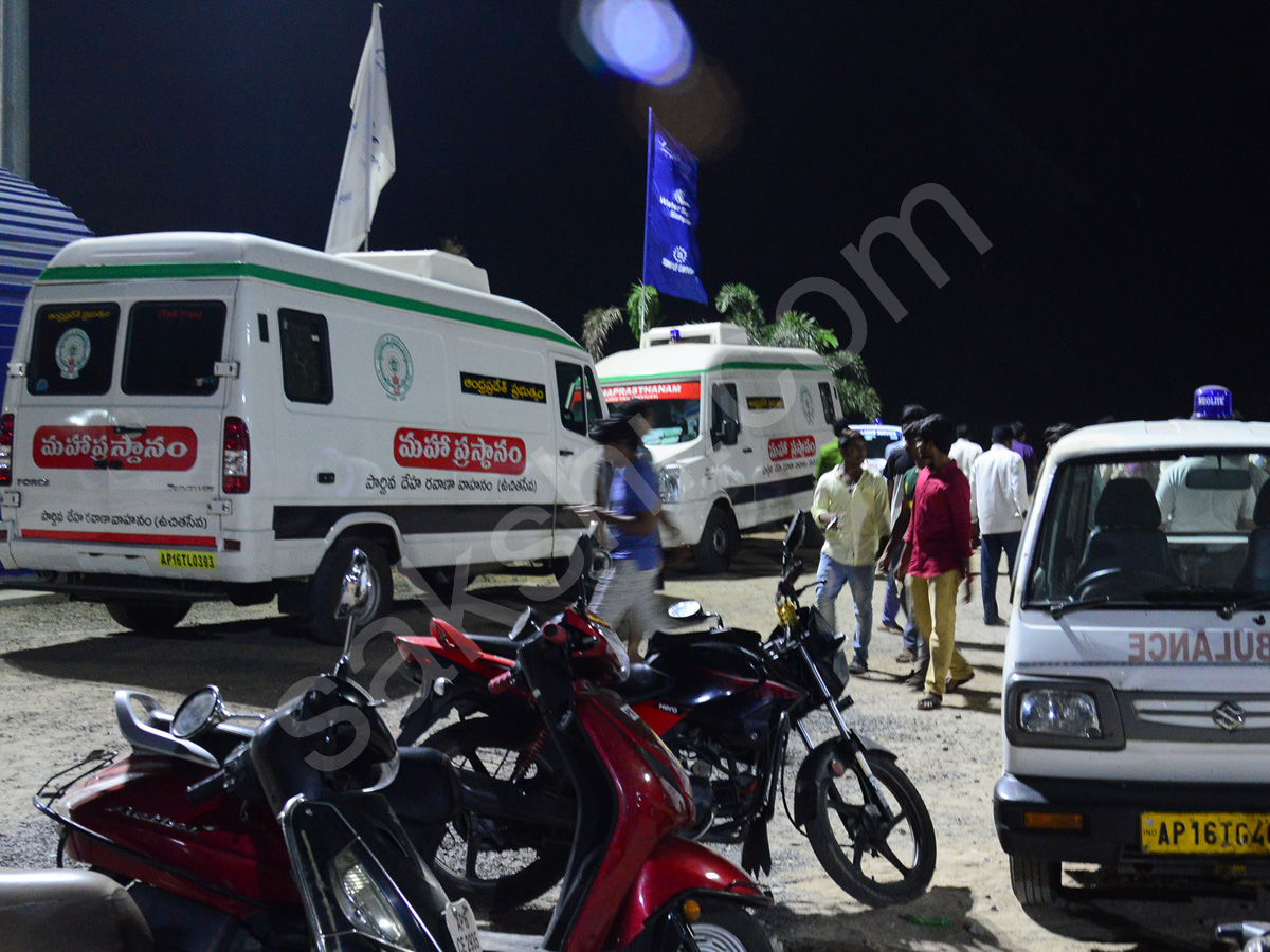 vijayawada boat turns over krishna river - Sakshi14