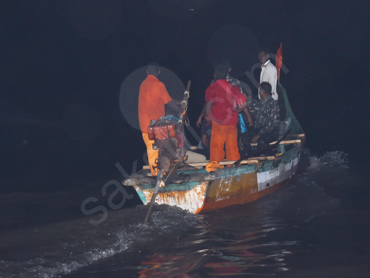 vijayawada boat turns over krishna river - Sakshi6