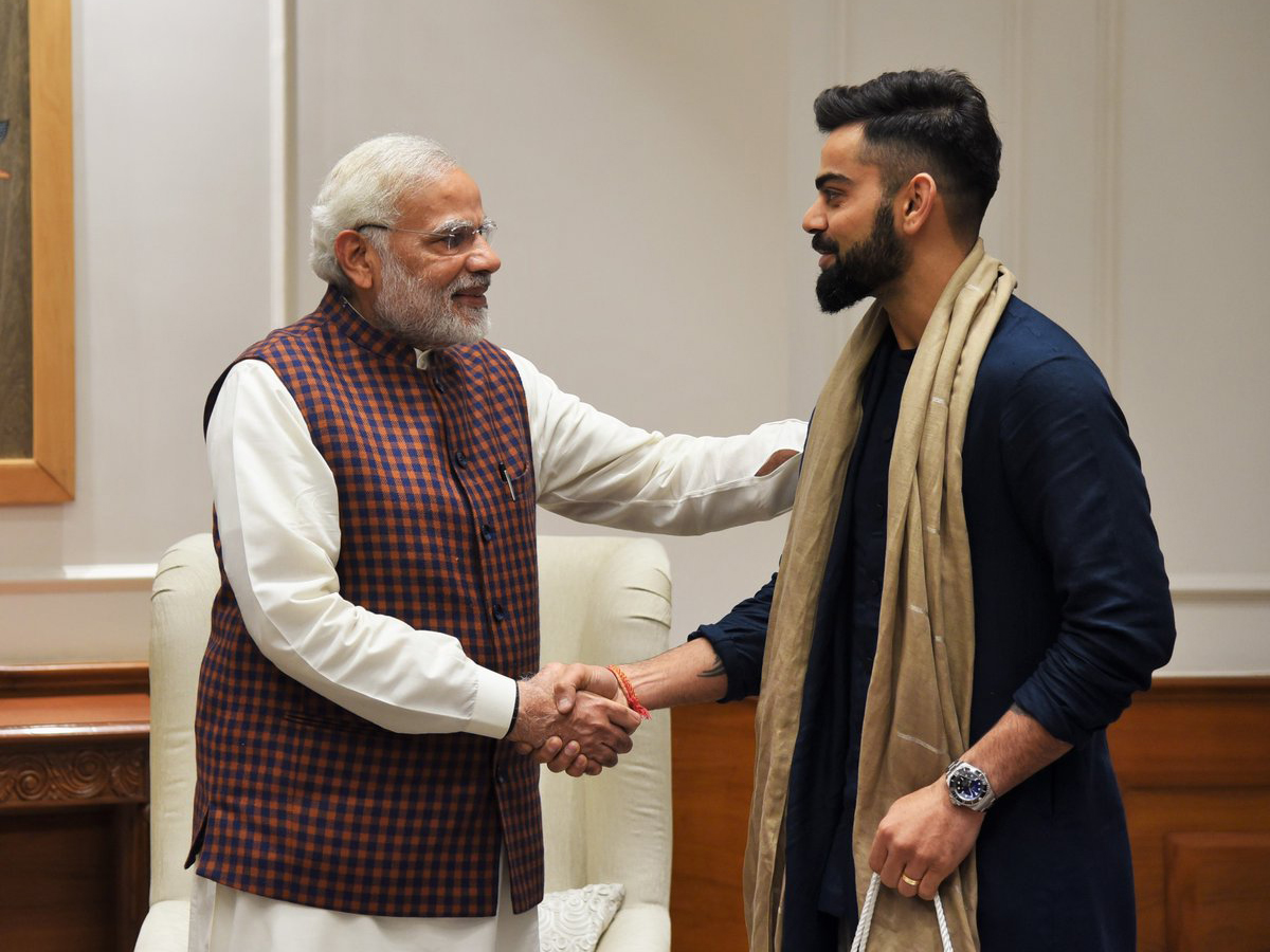 virat kohli and AnushkaSharma met PM narendramodi - Sakshi4