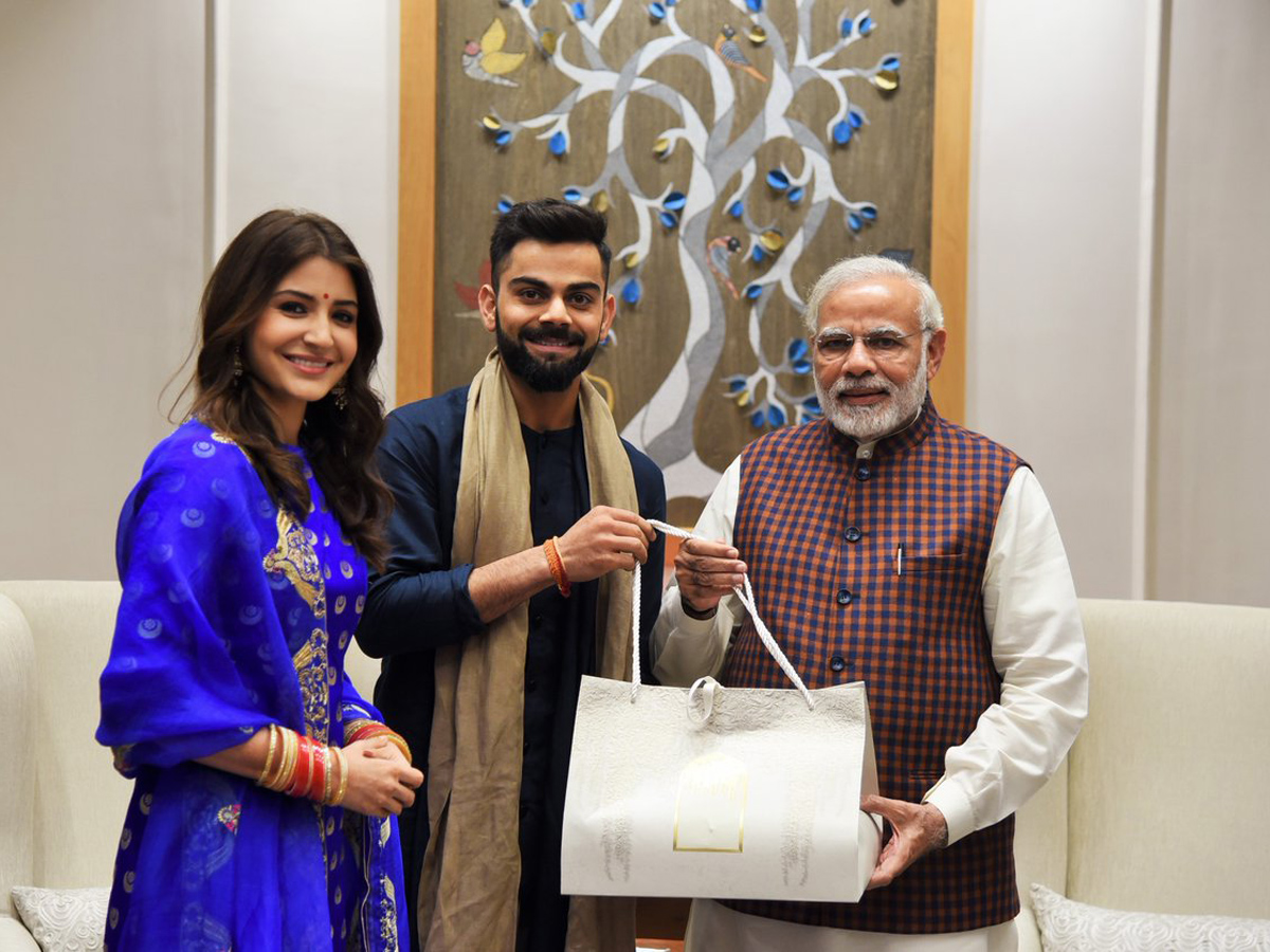 virat kohli and AnushkaSharma met PM narendramodi - Sakshi5
