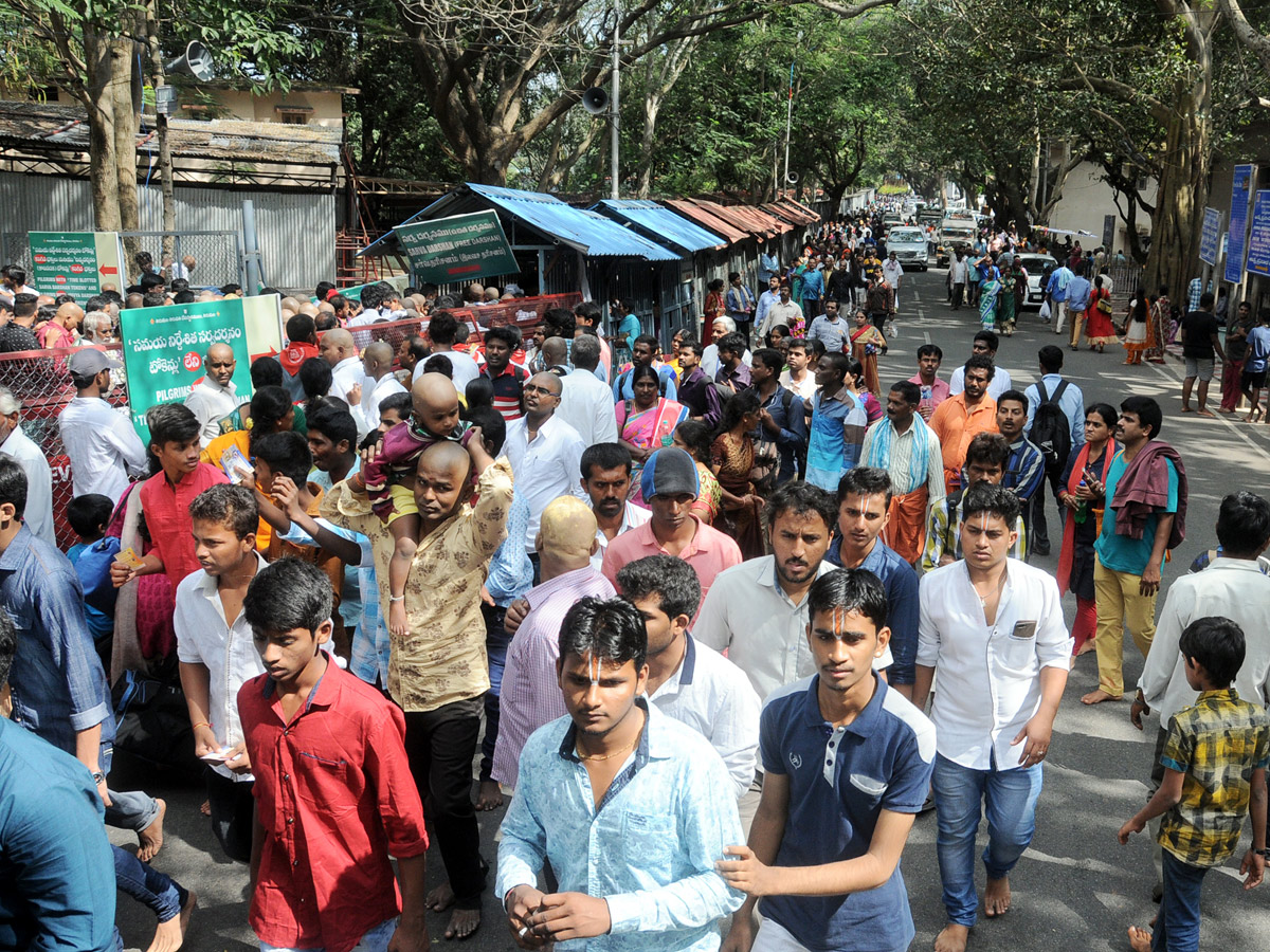 Heavy rush at Tirumala - Sakshi16