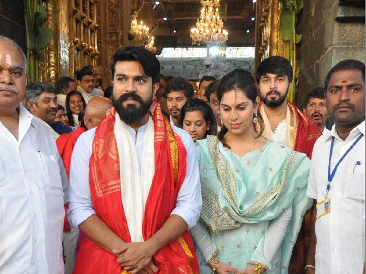 Ramcharan upasana visit tirumala - Sakshi6