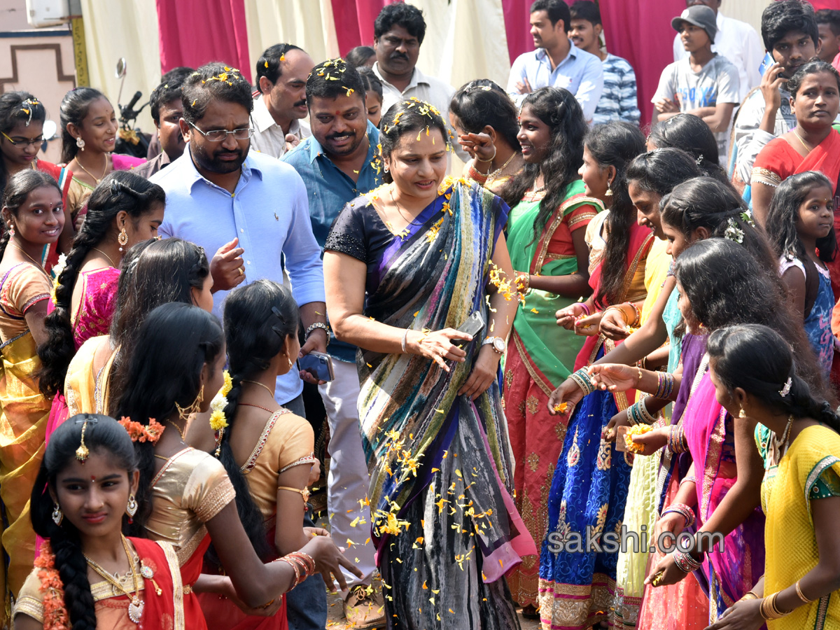 Sakshi Sankranthi Rangoli Competition at Netaji High School - Sakshi15