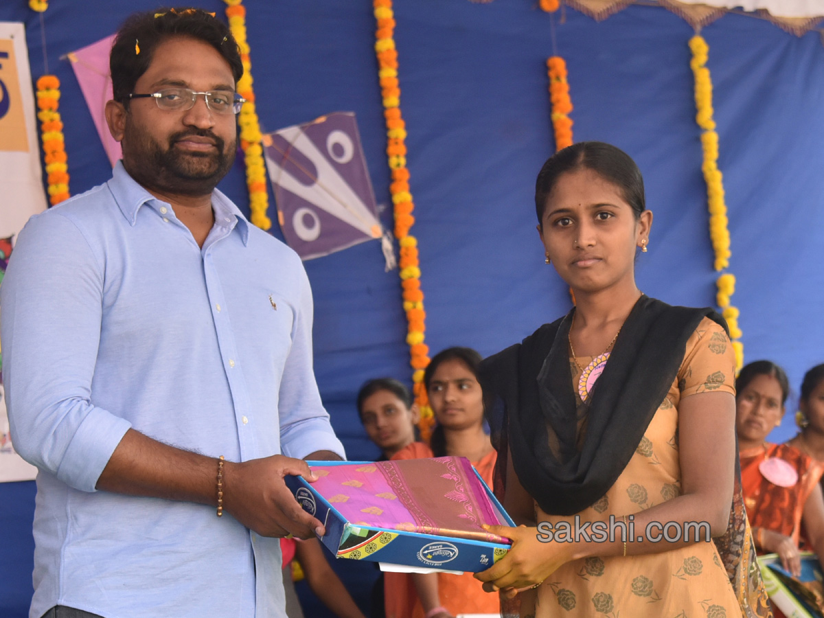 Sakshi Sankranthi Rangoli Competition at Netaji High School - Sakshi23