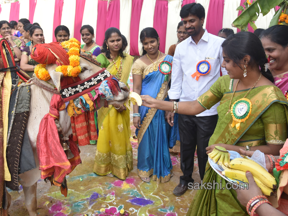 Sakshi Sankranthi Rangoli Competition at Netaji High School - Sakshi8